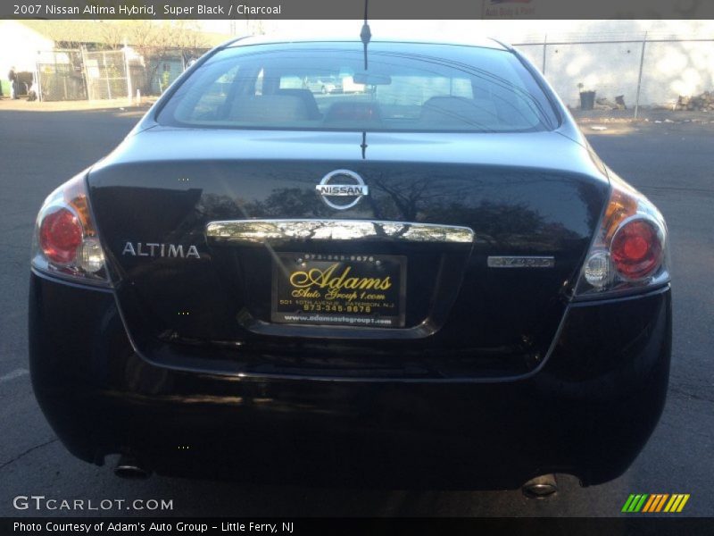 Super Black / Charcoal 2007 Nissan Altima Hybrid