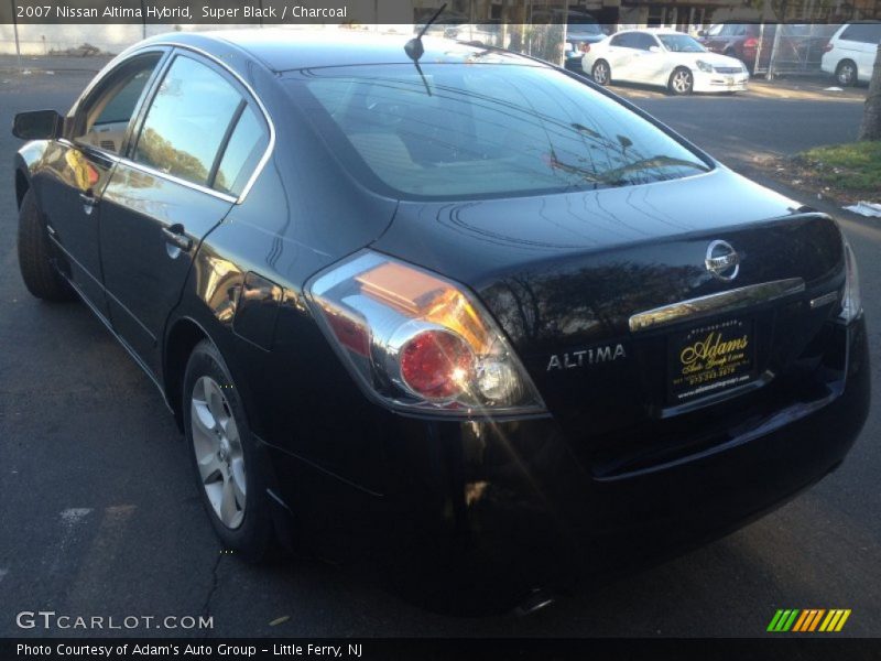 Super Black / Charcoal 2007 Nissan Altima Hybrid