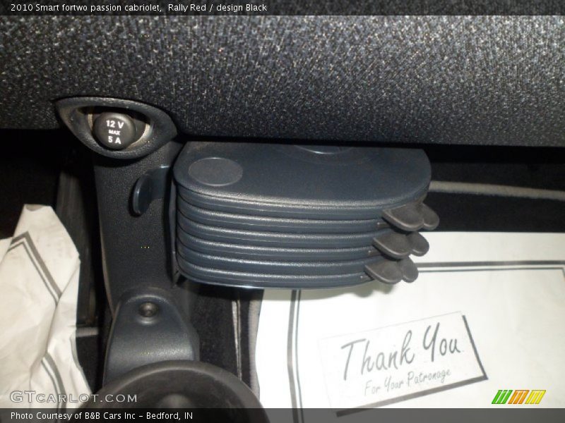 Rally Red / design Black 2010 Smart fortwo passion cabriolet