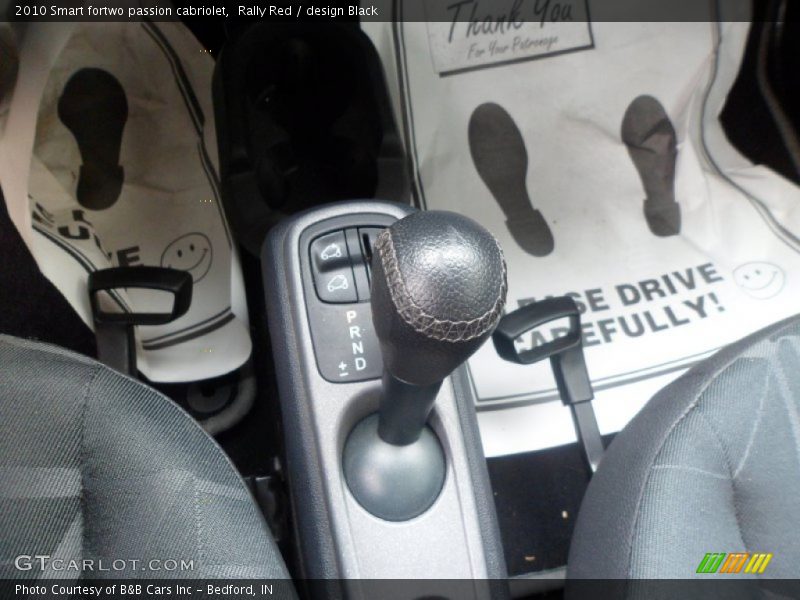  2010 fortwo passion cabriolet 5 Speed smartshift Automatic Shifter