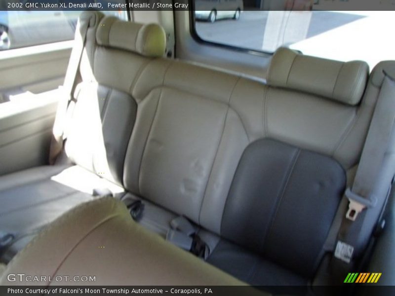 Pewter Metallic / Stone Gray 2002 GMC Yukon XL Denali AWD