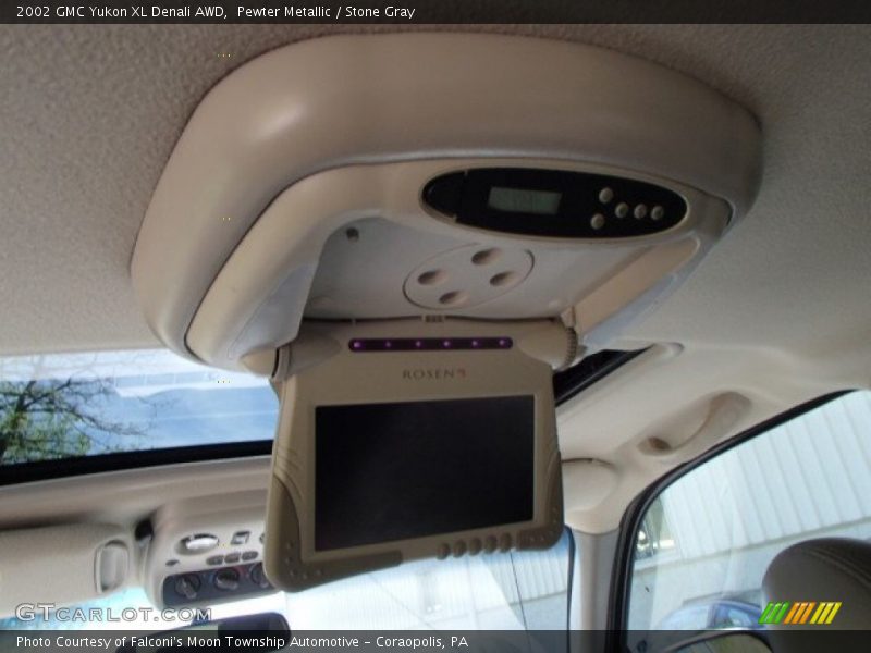 Pewter Metallic / Stone Gray 2002 GMC Yukon XL Denali AWD