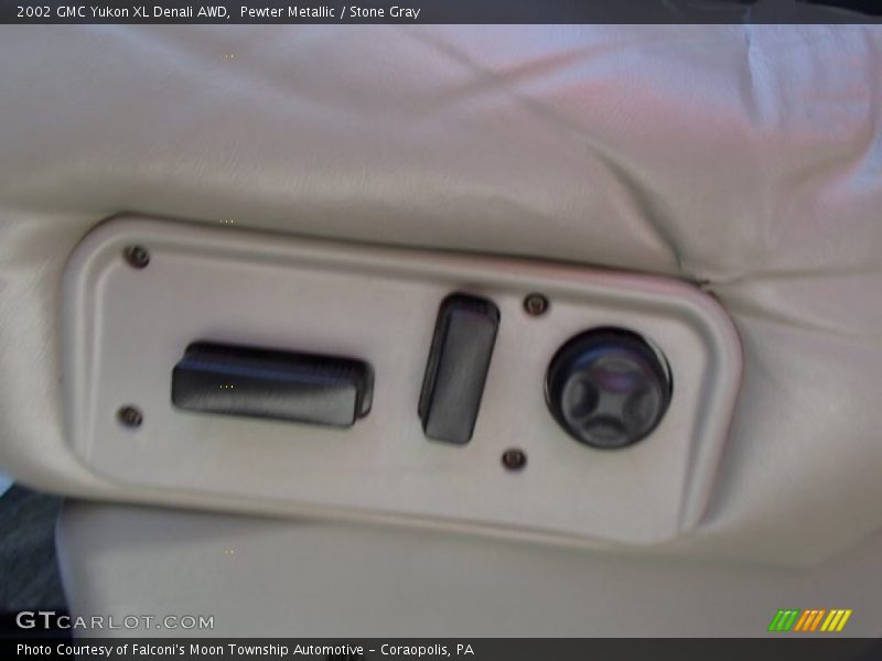 Pewter Metallic / Stone Gray 2002 GMC Yukon XL Denali AWD