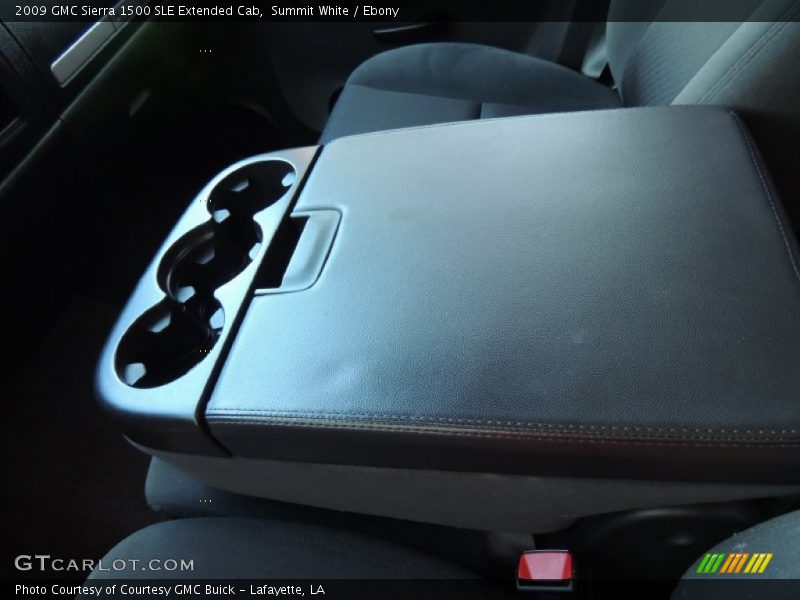 Summit White / Ebony 2009 GMC Sierra 1500 SLE Extended Cab