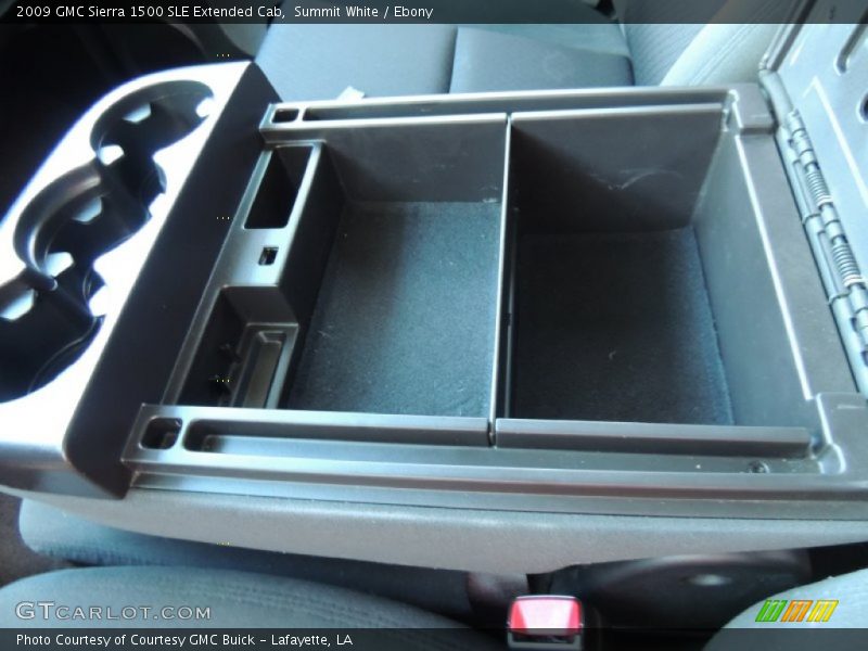 Summit White / Ebony 2009 GMC Sierra 1500 SLE Extended Cab