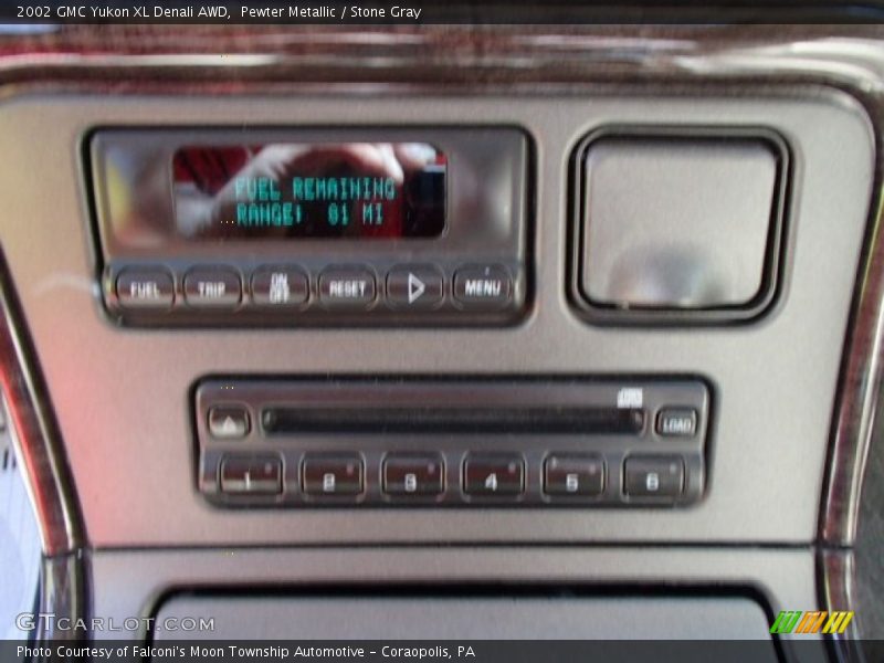 Pewter Metallic / Stone Gray 2002 GMC Yukon XL Denali AWD