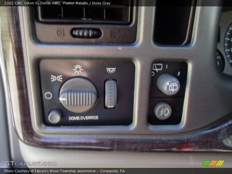 Pewter Metallic / Stone Gray 2002 GMC Yukon XL Denali AWD
