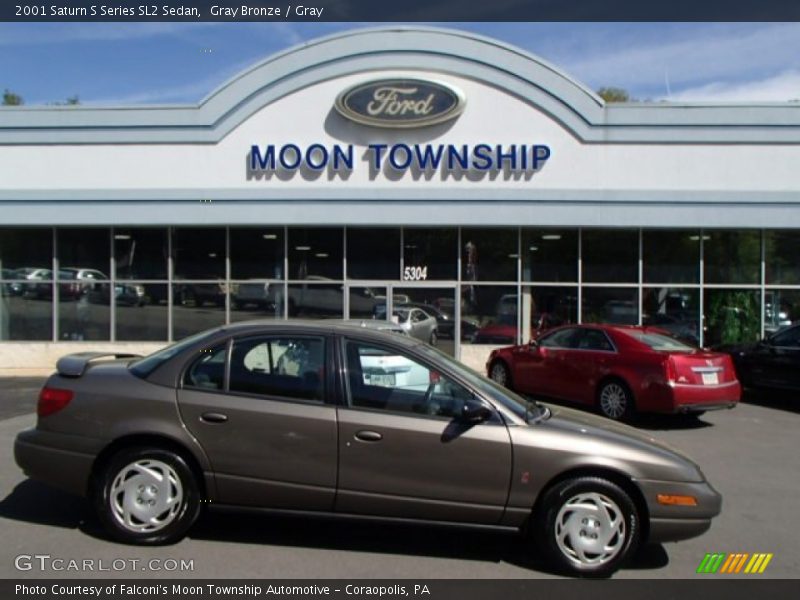 Gray Bronze / Gray 2001 Saturn S Series SL2 Sedan