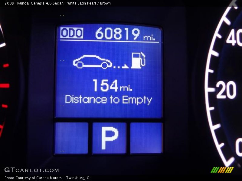 White Satin Pearl / Brown 2009 Hyundai Genesis 4.6 Sedan