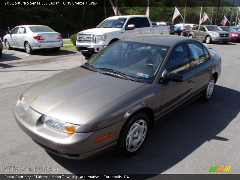 Gray Bronze / Gray 2001 Saturn S Series SL2 Sedan