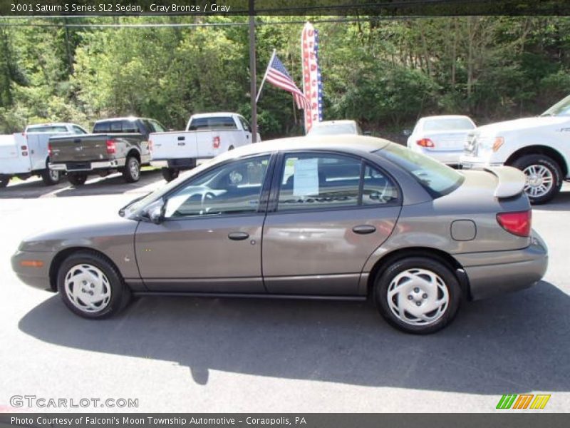 Gray Bronze / Gray 2001 Saturn S Series SL2 Sedan