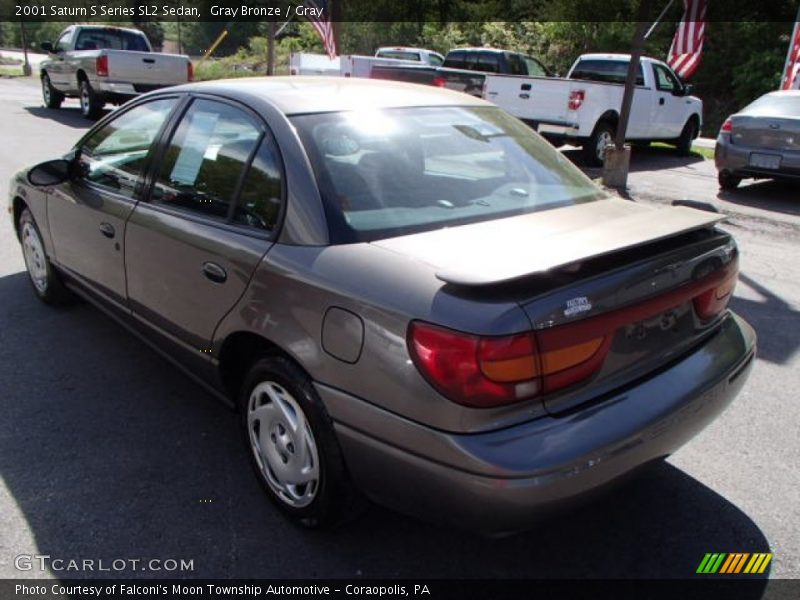 Gray Bronze / Gray 2001 Saturn S Series SL2 Sedan