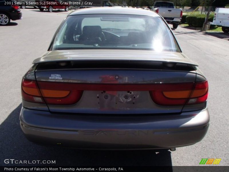 Gray Bronze / Gray 2001 Saturn S Series SL2 Sedan