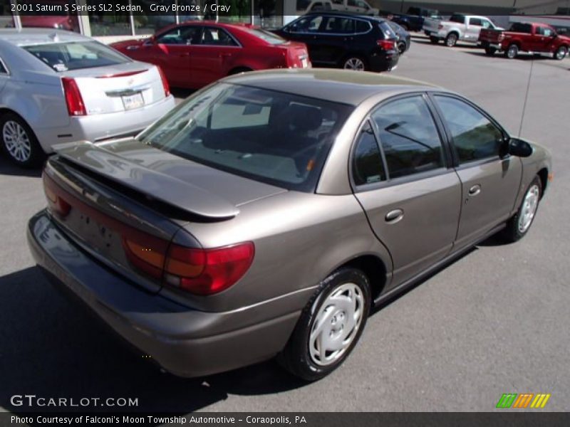 Gray Bronze / Gray 2001 Saturn S Series SL2 Sedan