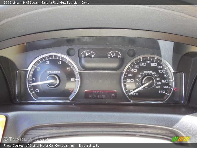  2009 MKS Sedan Sedan Gauges