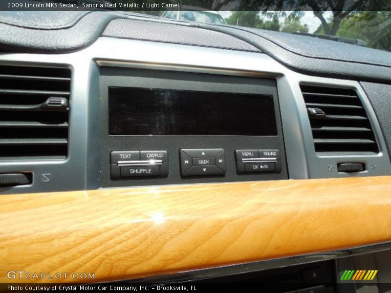 Sangria Red Metallic / Light Camel 2009 Lincoln MKS Sedan