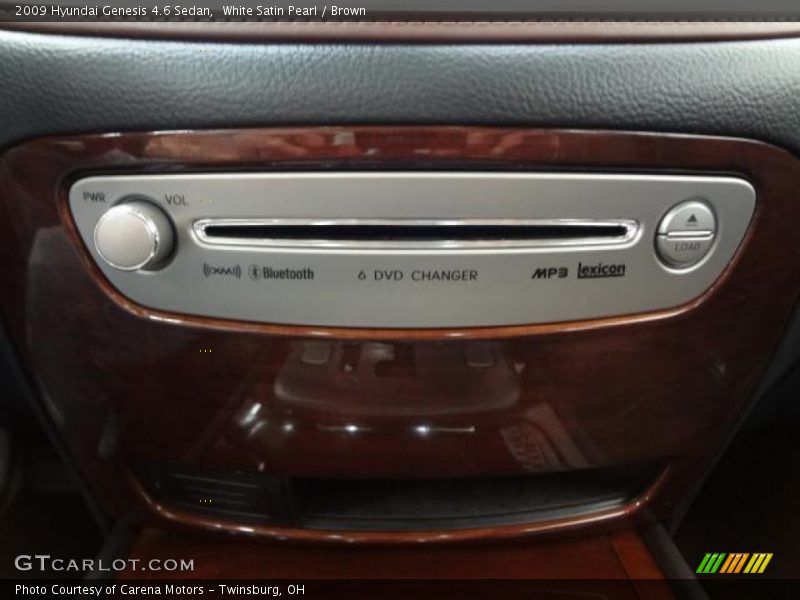 White Satin Pearl / Brown 2009 Hyundai Genesis 4.6 Sedan