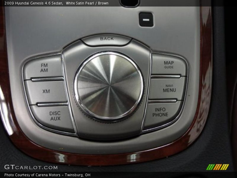 White Satin Pearl / Brown 2009 Hyundai Genesis 4.6 Sedan