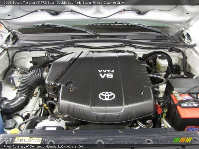 Super White / Graphite Gray 2006 Toyota Tacoma V6 TRD Sport Double Cab 4x4