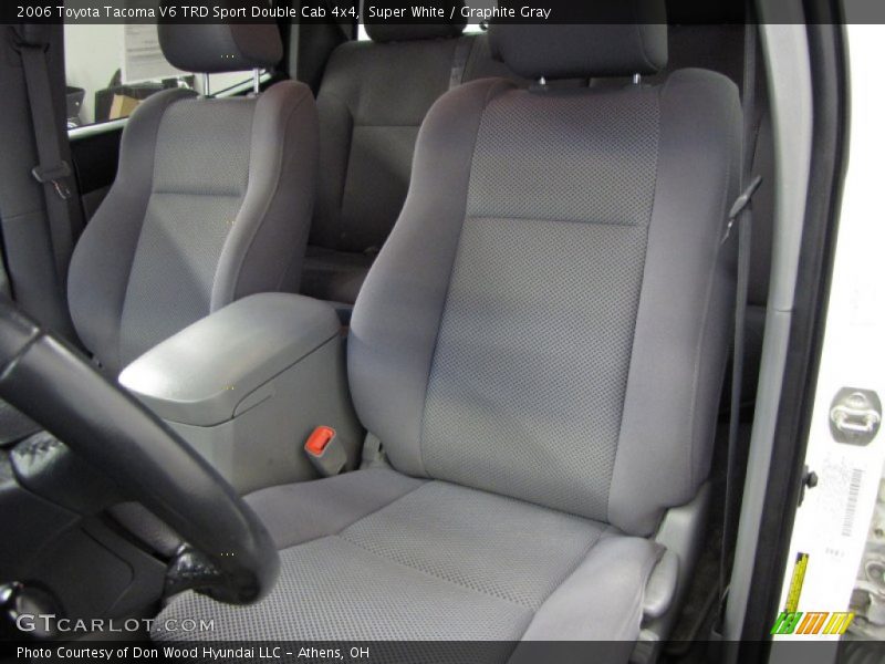 Super White / Graphite Gray 2006 Toyota Tacoma V6 TRD Sport Double Cab 4x4