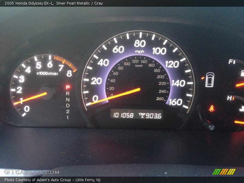 Silver Pearl Metallic / Gray 2005 Honda Odyssey EX-L