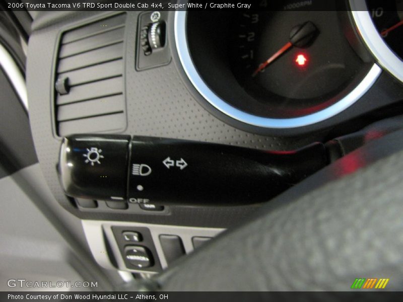 Super White / Graphite Gray 2006 Toyota Tacoma V6 TRD Sport Double Cab 4x4