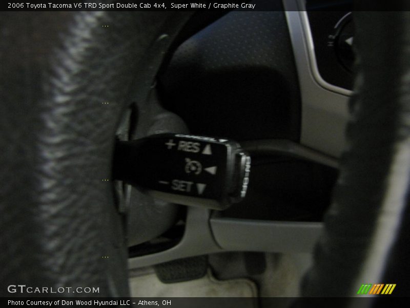 Super White / Graphite Gray 2006 Toyota Tacoma V6 TRD Sport Double Cab 4x4
