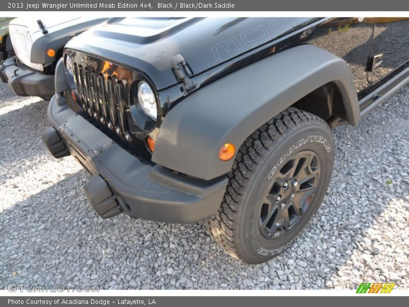 Black / Black/Dark Saddle 2013 Jeep Wrangler Unlimited Moab Edition 4x4