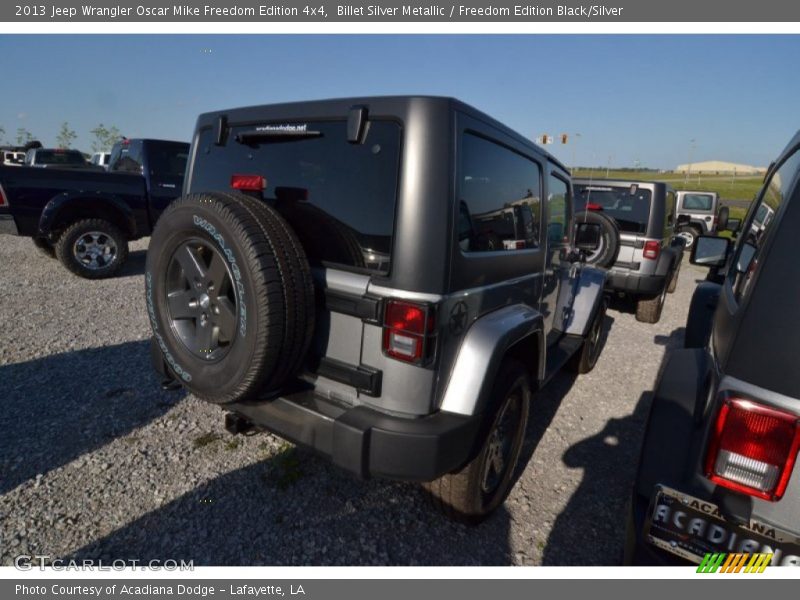 Billet Silver Metallic / Freedom Edition Black/Silver 2013 Jeep Wrangler Oscar Mike Freedom Edition 4x4