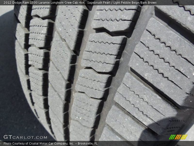 Sagebrush Pearl / Light Pebble Beige/Bark Brown 2012 Dodge Ram 1500 Laramie Longhorn Crew Cab 4x4