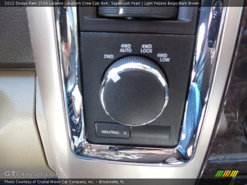 Controls of 2012 Ram 1500 Laramie Longhorn Crew Cab 4x4