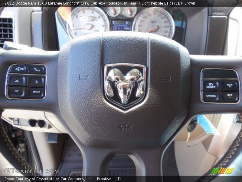 Controls of 2012 Ram 1500 Laramie Longhorn Crew Cab 4x4