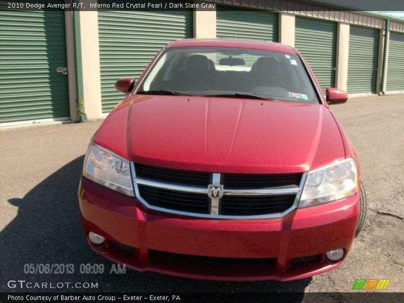 Inferno Red Crystal Pearl / Dark Slate Gray 2010 Dodge Avenger R/T