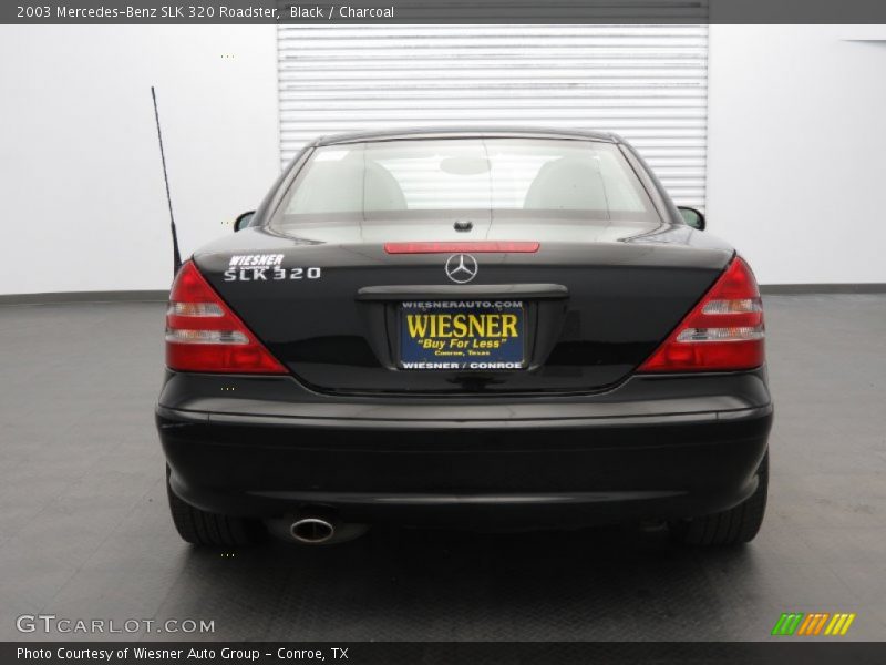 Black / Charcoal 2003 Mercedes-Benz SLK 320 Roadster