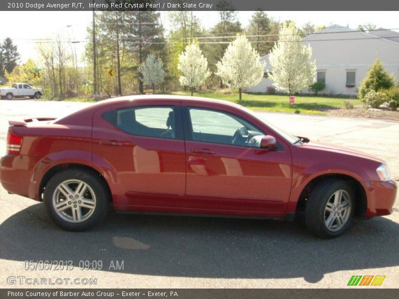 Inferno Red Crystal Pearl / Dark Slate Gray 2010 Dodge Avenger R/T