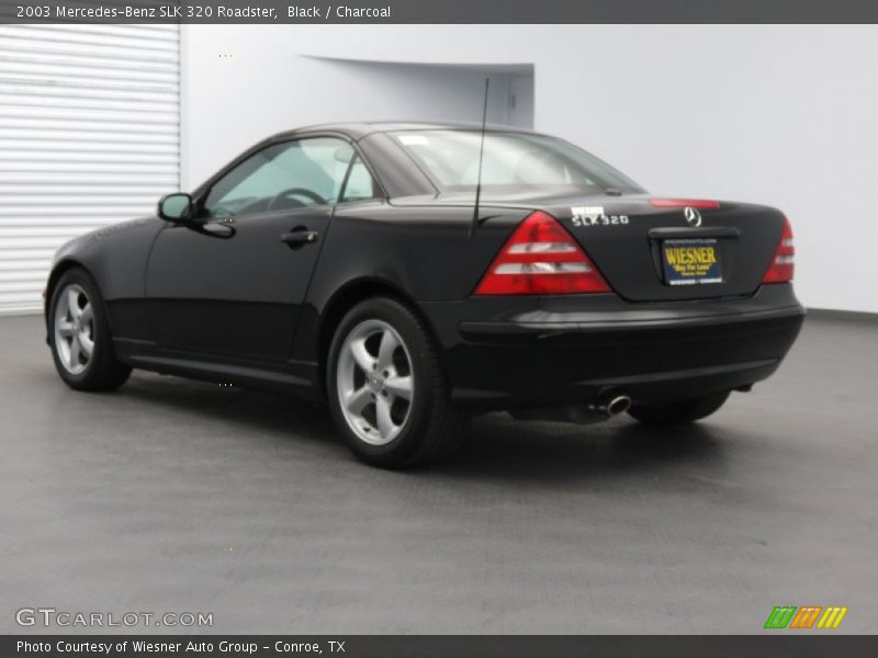 Black / Charcoal 2003 Mercedes-Benz SLK 320 Roadster