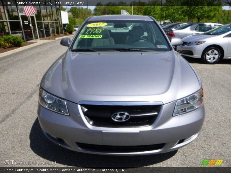 Steel Gray / Gray 2007 Hyundai Sonata SE V6