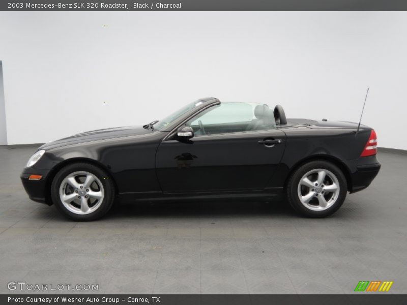 Black / Charcoal 2003 Mercedes-Benz SLK 320 Roadster