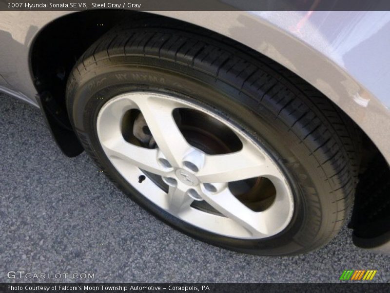 Steel Gray / Gray 2007 Hyundai Sonata SE V6