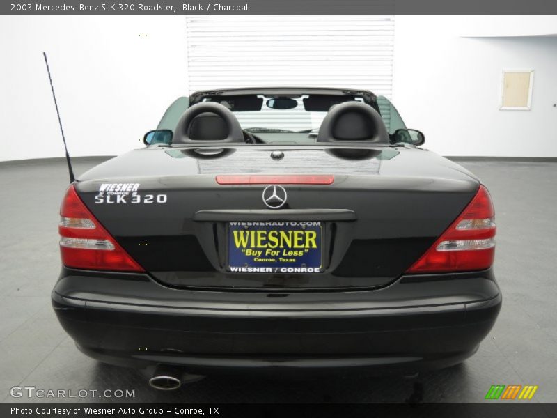 Black / Charcoal 2003 Mercedes-Benz SLK 320 Roadster