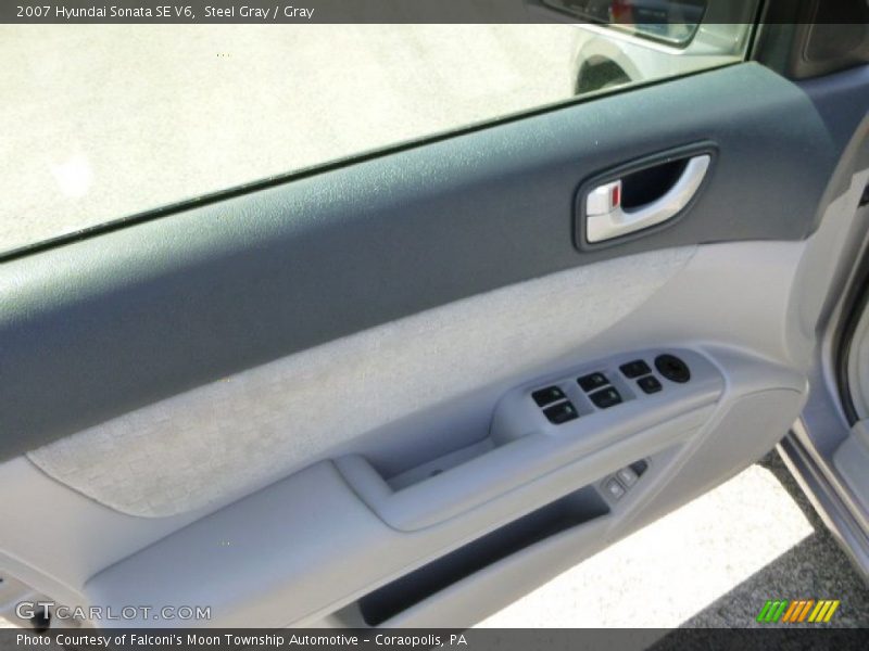 Steel Gray / Gray 2007 Hyundai Sonata SE V6