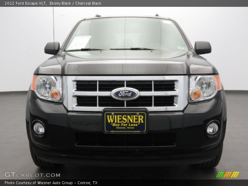 Ebony Black / Charcoal Black 2012 Ford Escape XLT