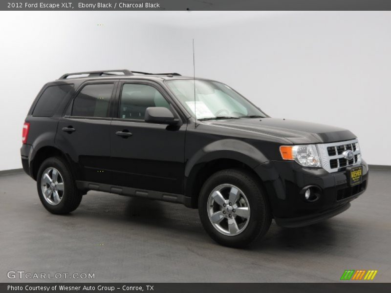 Ebony Black / Charcoal Black 2012 Ford Escape XLT