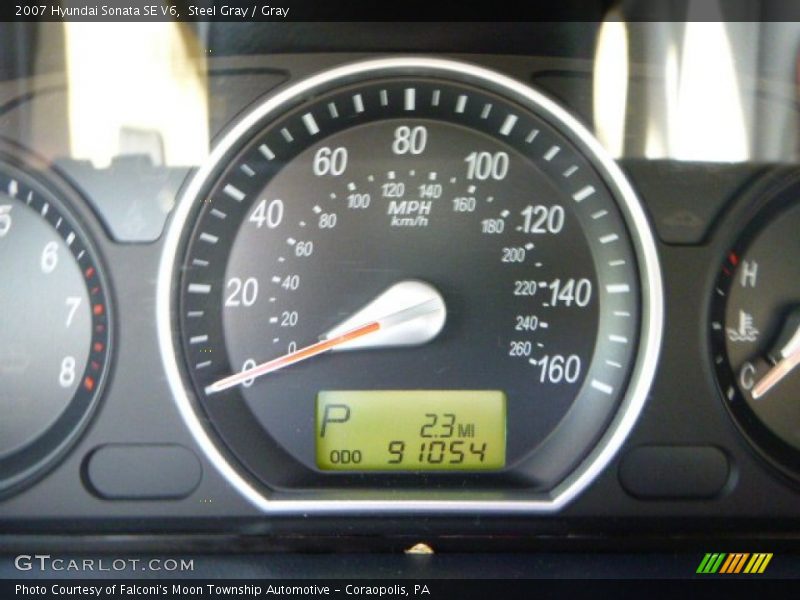 Steel Gray / Gray 2007 Hyundai Sonata SE V6