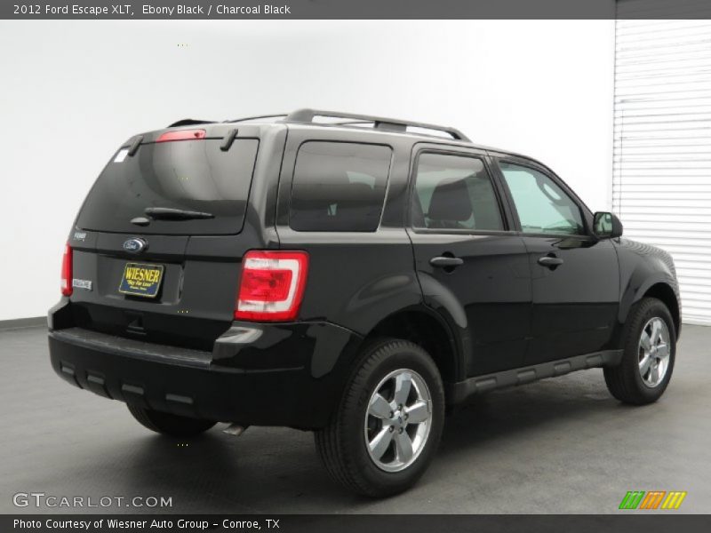 Ebony Black / Charcoal Black 2012 Ford Escape XLT