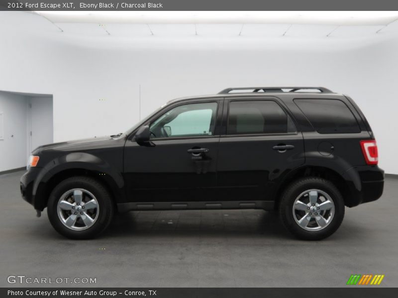Ebony Black / Charcoal Black 2012 Ford Escape XLT