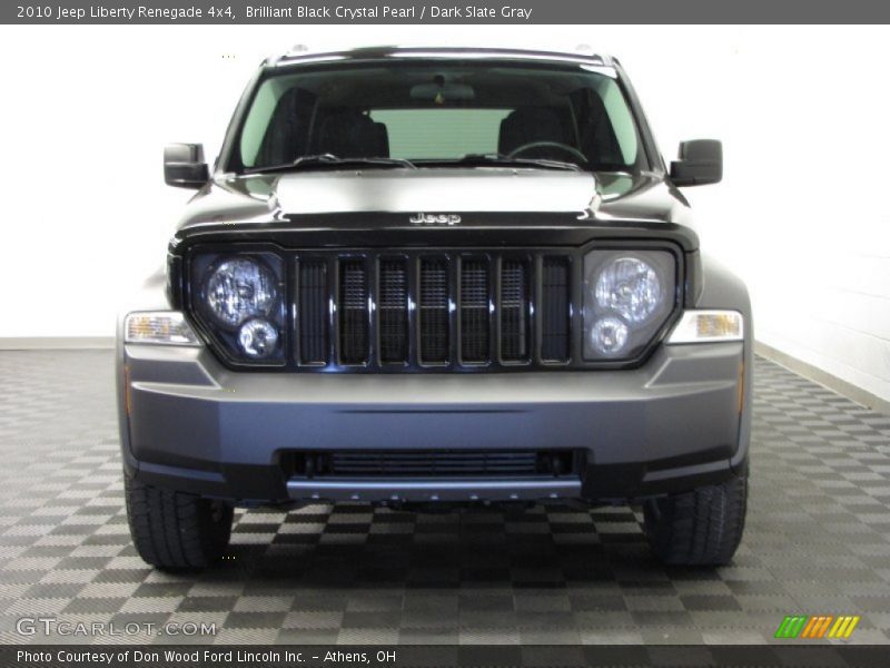 Brilliant Black Crystal Pearl / Dark Slate Gray 2010 Jeep Liberty Renegade 4x4