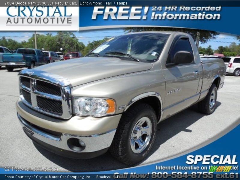 Light Almond Pearl / Taupe 2004 Dodge Ram 1500 SLT Regular Cab