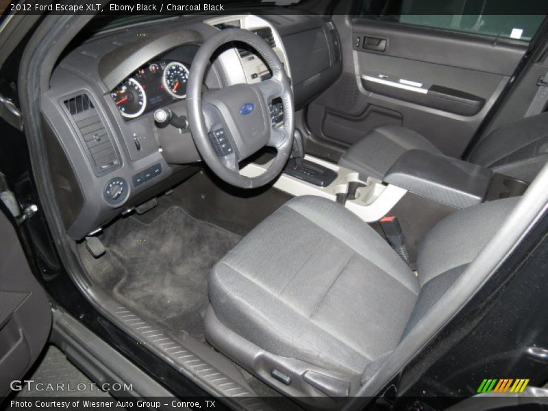 Ebony Black / Charcoal Black 2012 Ford Escape XLT