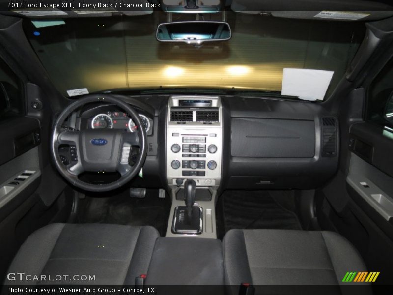 Ebony Black / Charcoal Black 2012 Ford Escape XLT